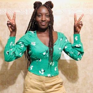 Abercrombie and Fitch Floral Top Blouse